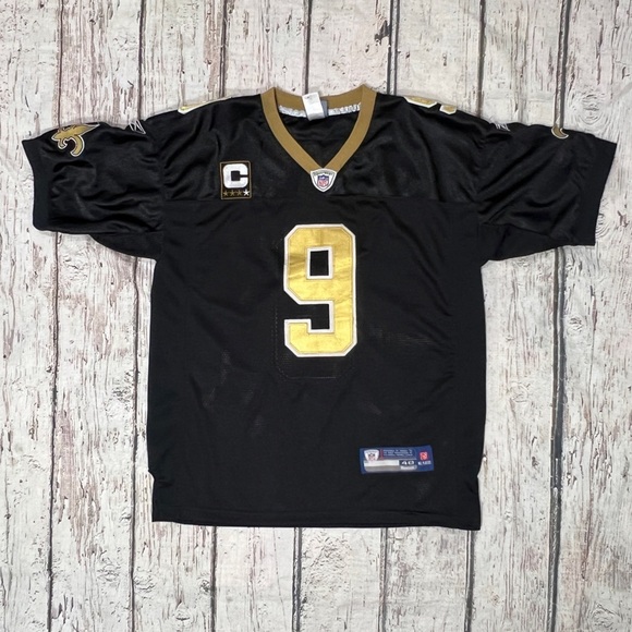 Drew Brees New Orleans Saints Reebok NFL Football Jersey Mens - Picture 1 of 5
